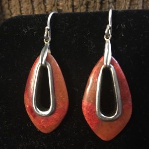 Silpada Cardinal Rule Earrings